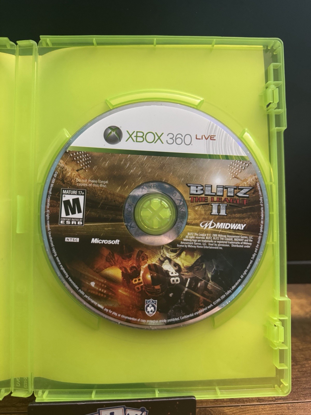 Blitz: The League 2 (Microsoft Xbox 360, 2008) Disc Only