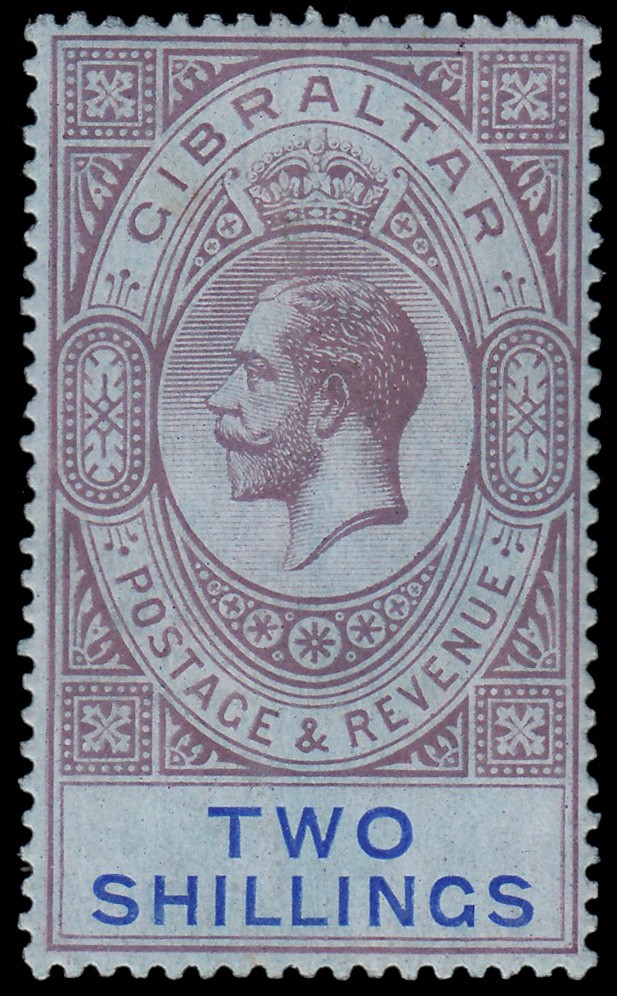 Gibraltar 69 1912 -19 Jorge V MH