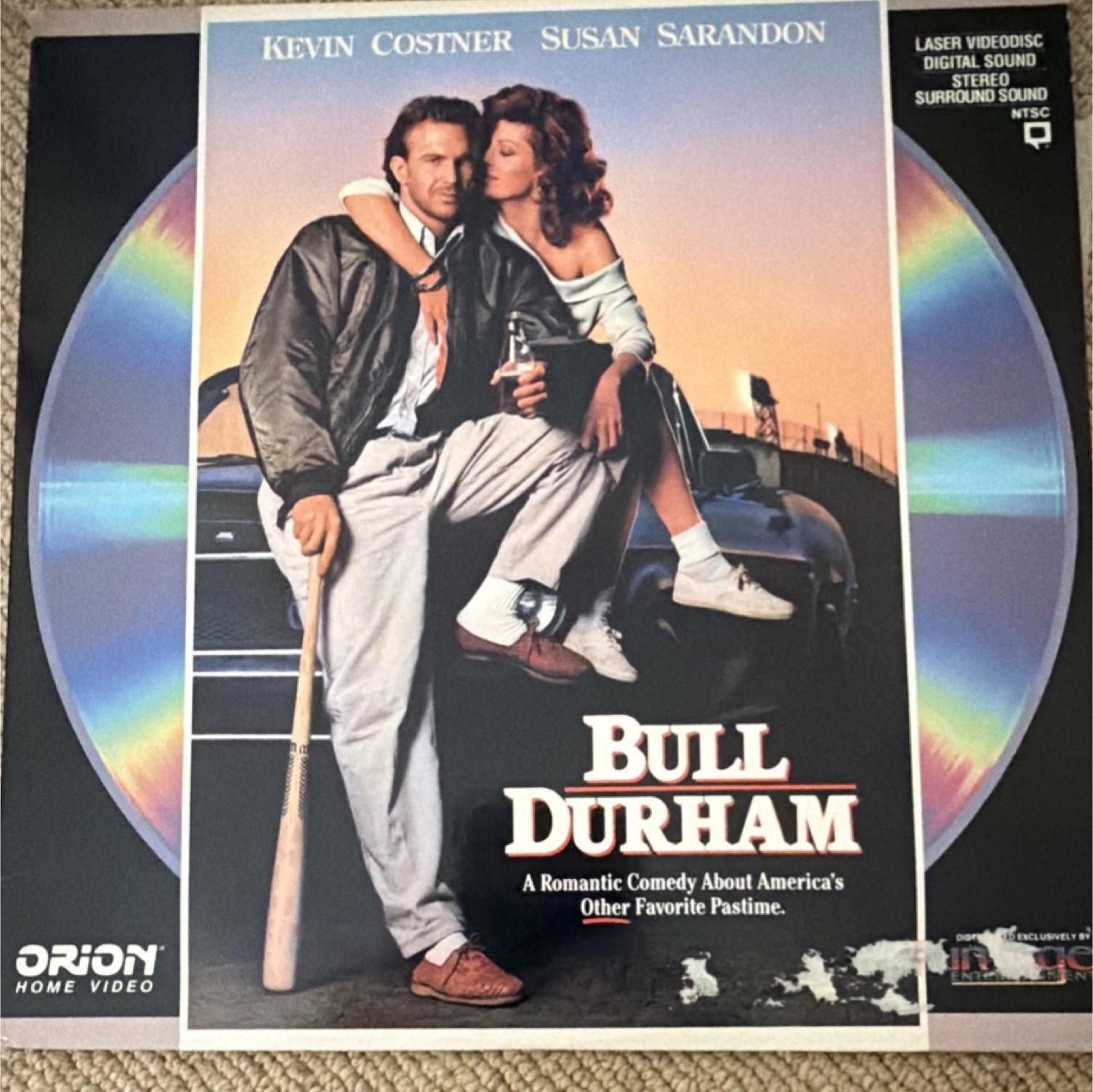 Bull Durham LaserDisc Extended Play Comedy Ron Shelton Kevin Costner 1988