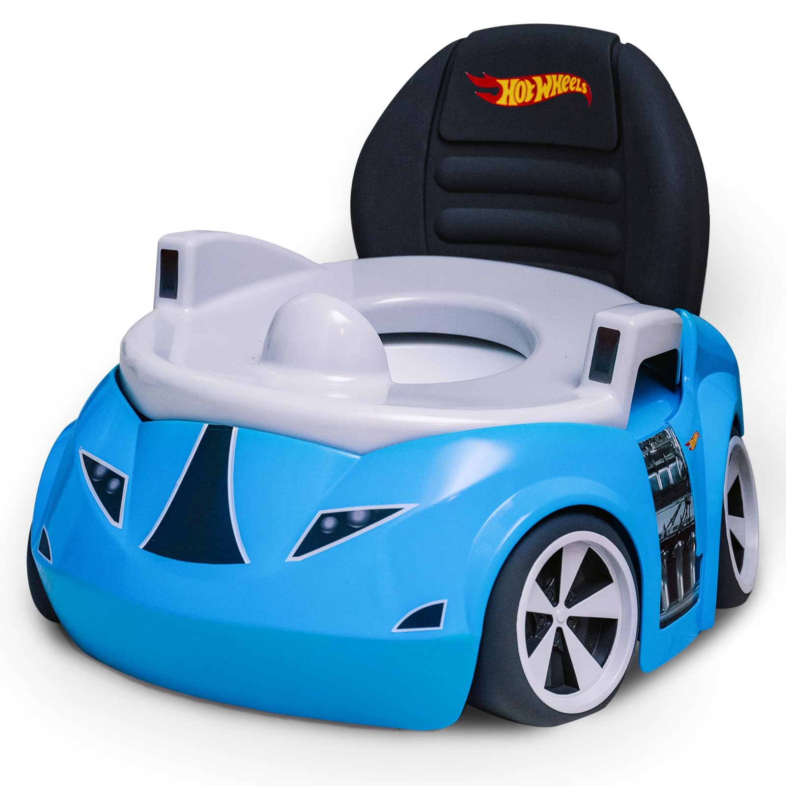 Hot Wheels Blue Race Car Potty Training Toilet, Medium, 