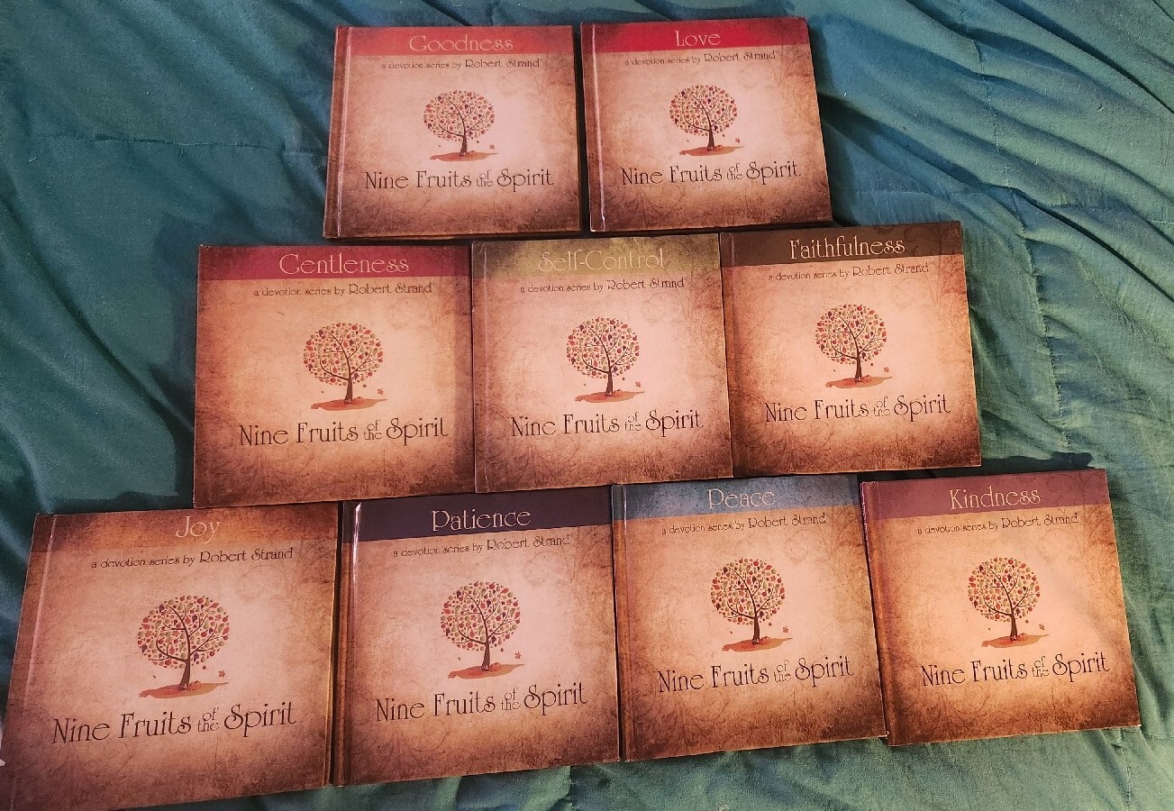 Nine Fruits of the Spirit Bible Study Books set of 9 Hardcover Robert Strand