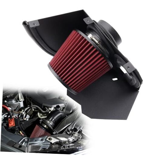 Cold Air Intake Kit Compatible with 2016+ Audi A4 B9 1.4T, Increases 