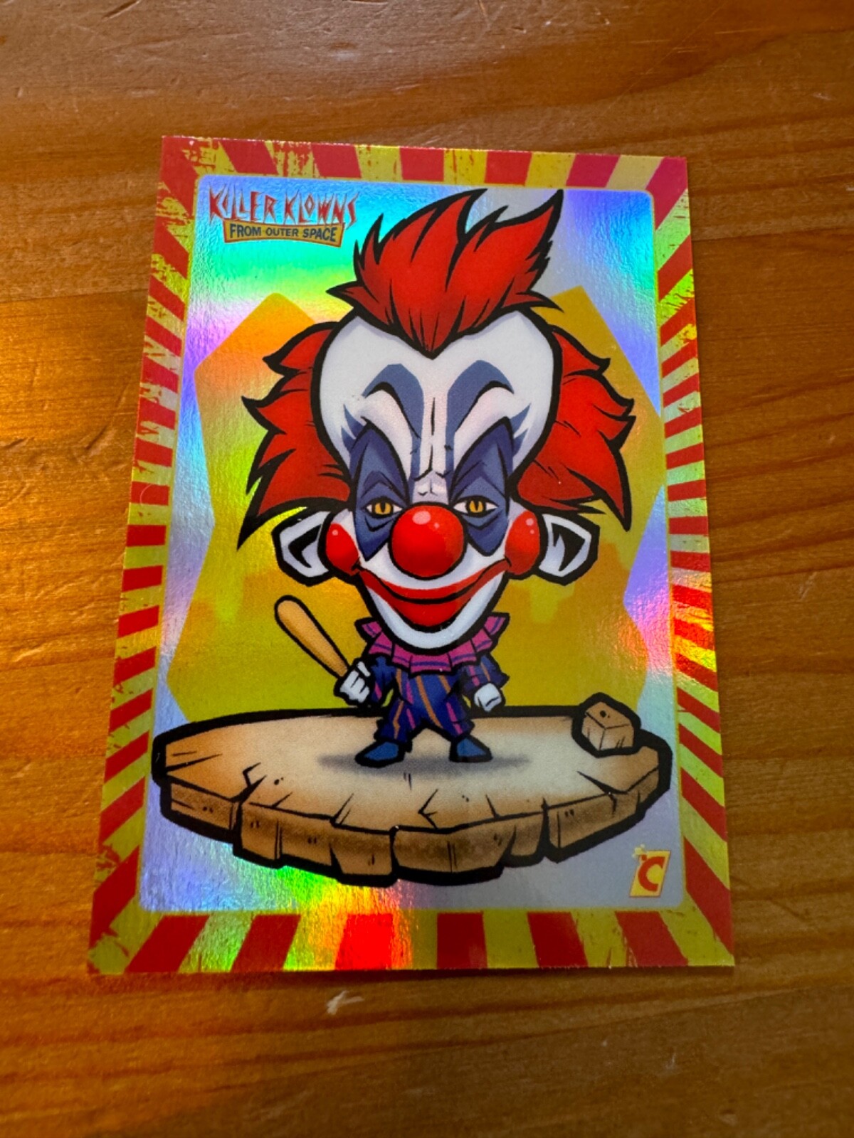KILLER KLOWNS FROM OUTER SPACE 2023 Cardsmiths #41 Rainbow Holofoil