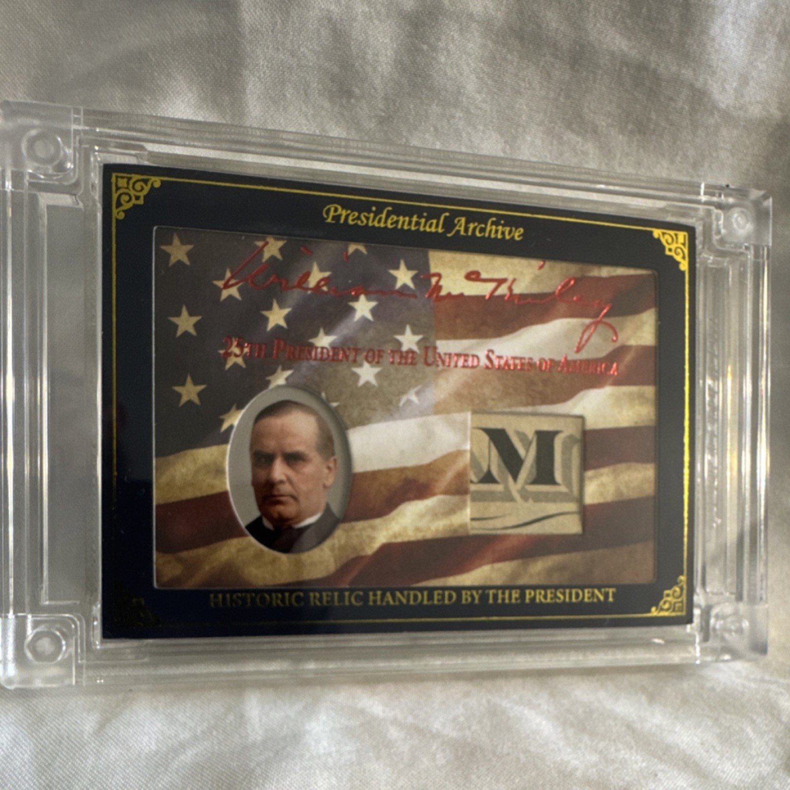 2025 POTUS William McKinley Limited Edition Card #44/99