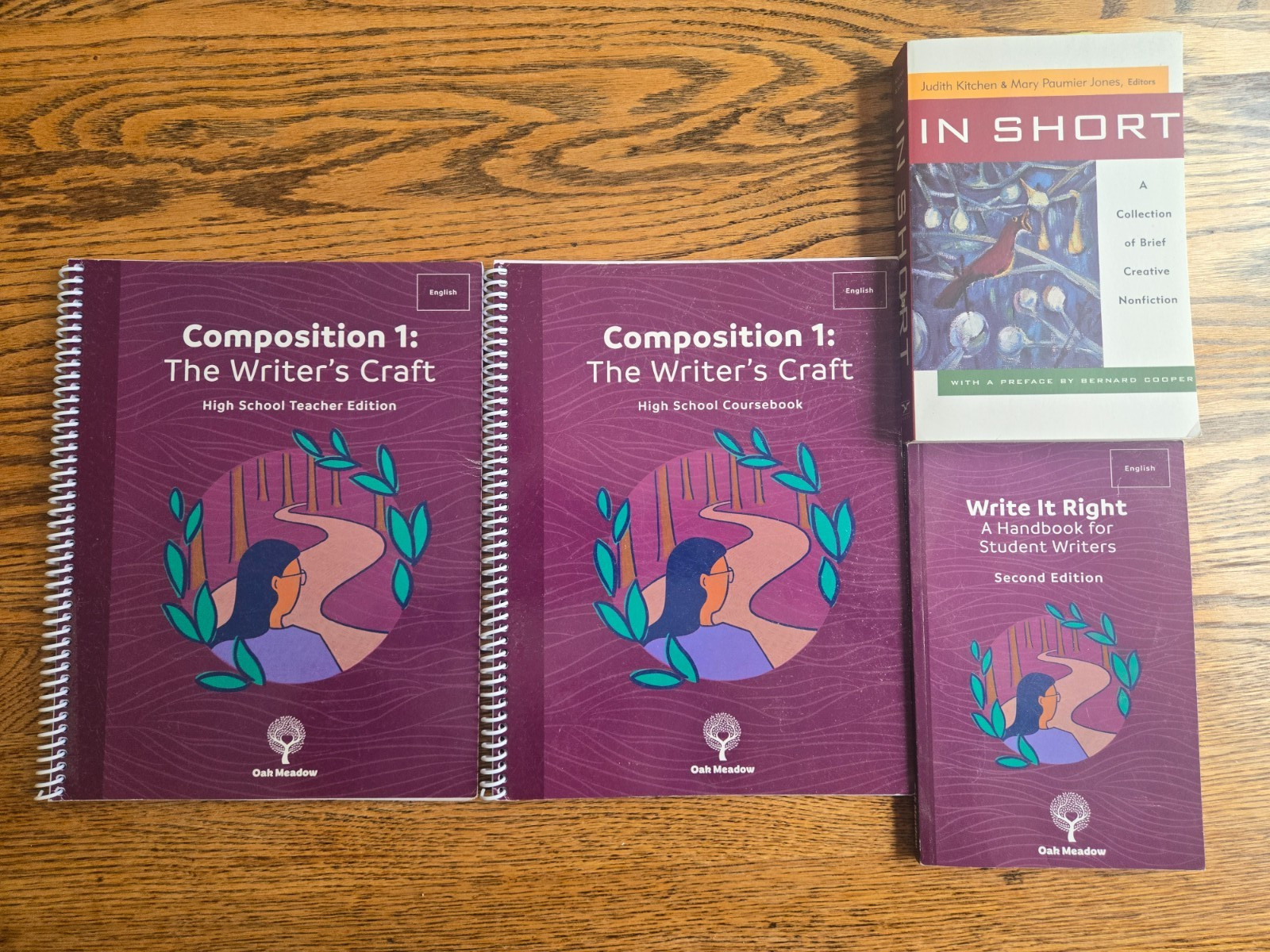 Oak Meadow Composition 1 Writer's Craft, Write It Right, In Short Set