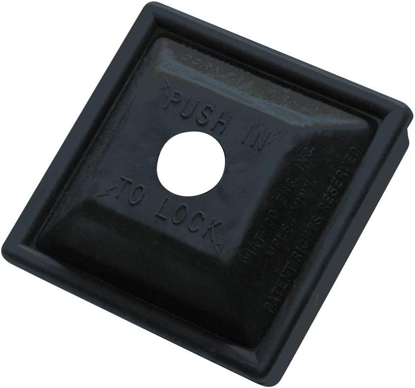 "WirthCo 30000 RV Locking Bumper Plug - 4""", black 