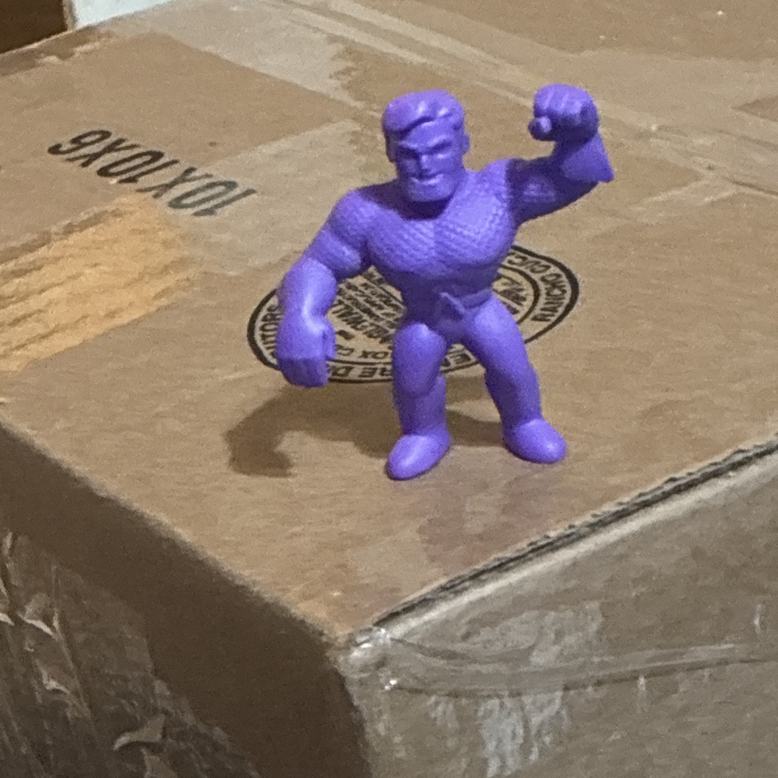 Flash, Purple. Wendy’s Kids’ Meal Toys DC Super Heroes Figure. M.U.S.C.L.E style