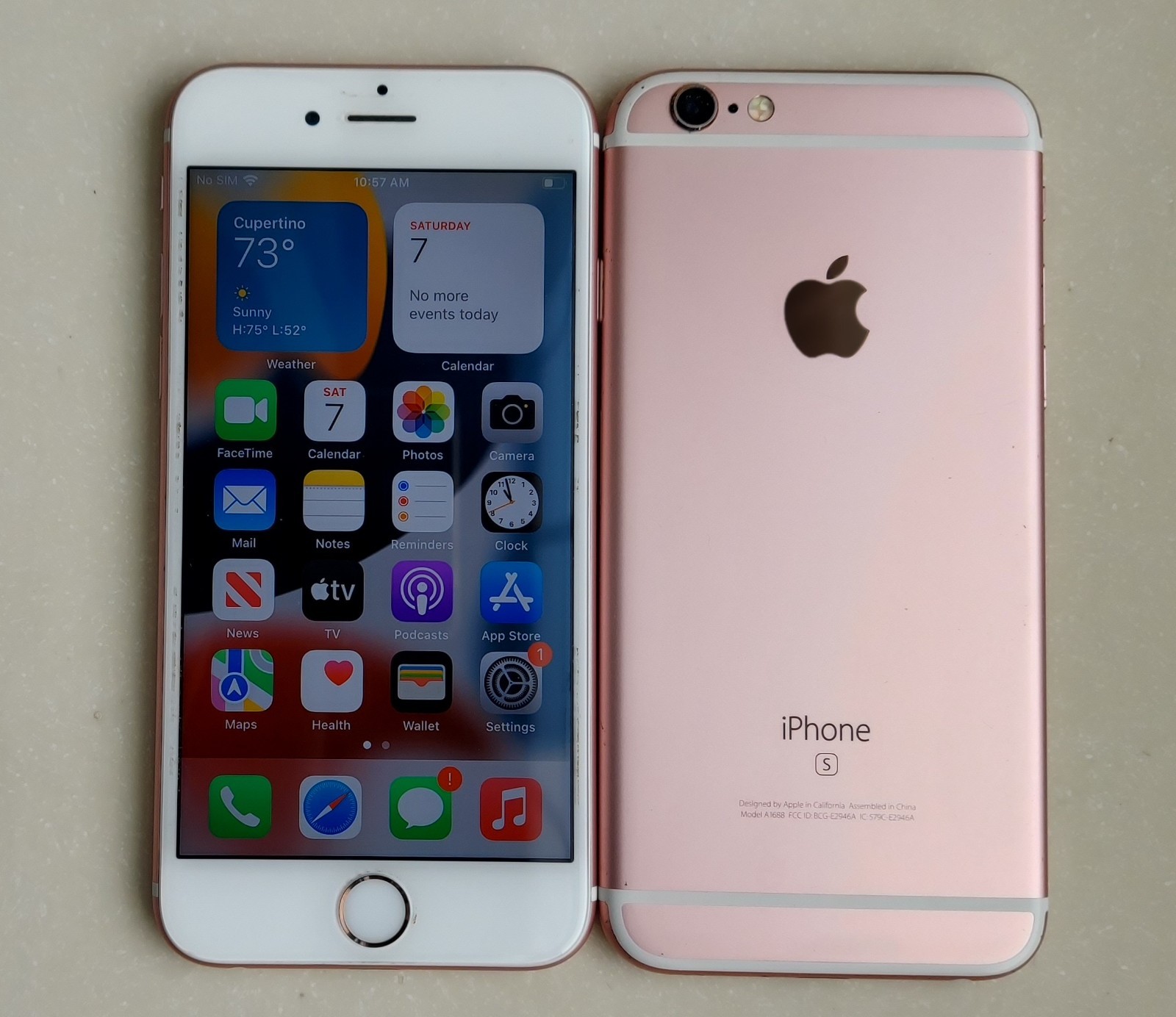 Apple Iphone 6S. 32gb. Unlocked. 4.7" Retina HD Display, 12MP, Rose Gold