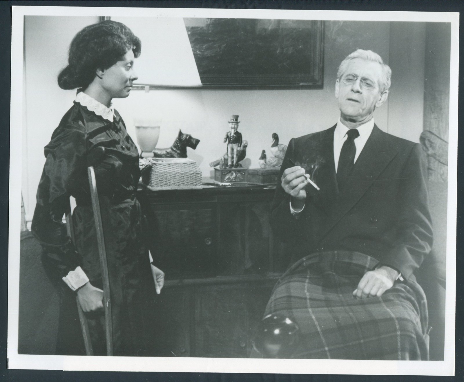 LESLIE UGGAMS JOHN ANDERSON in Backstairs At The White House '79 ROOSEVELT