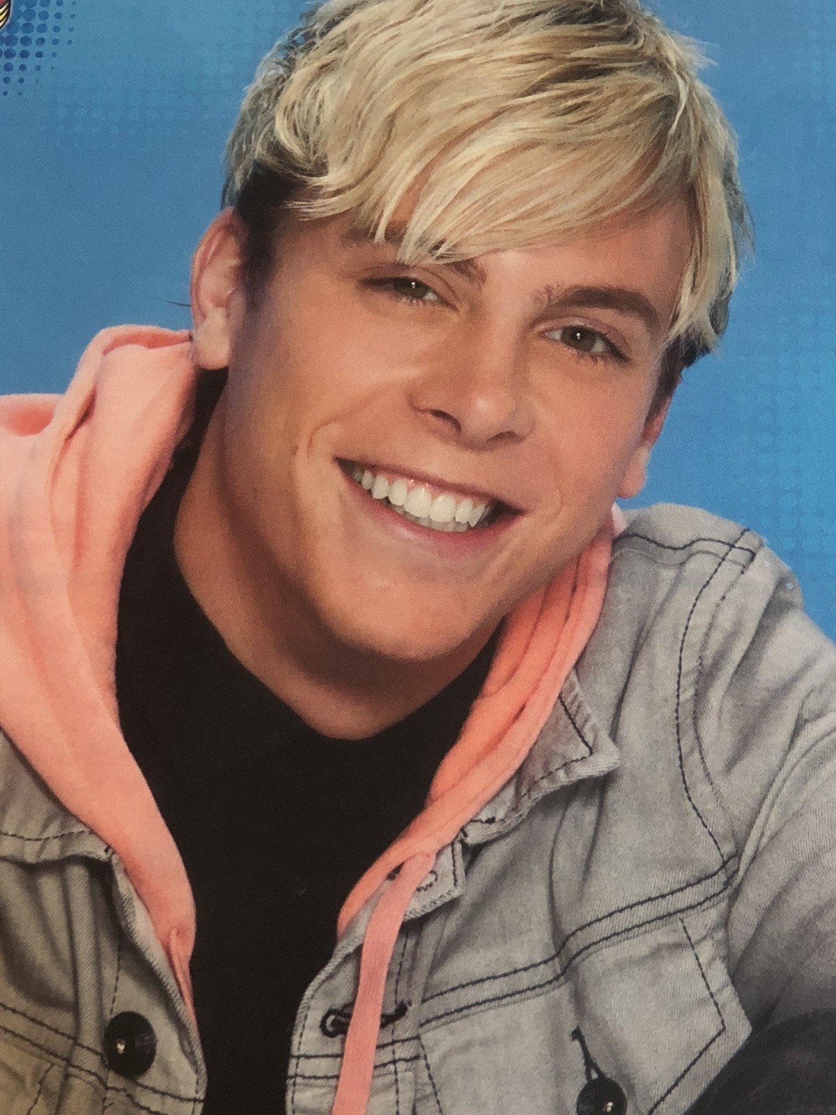 Riker Lynch Bop Magazine Pinup Picture Print Ephemera