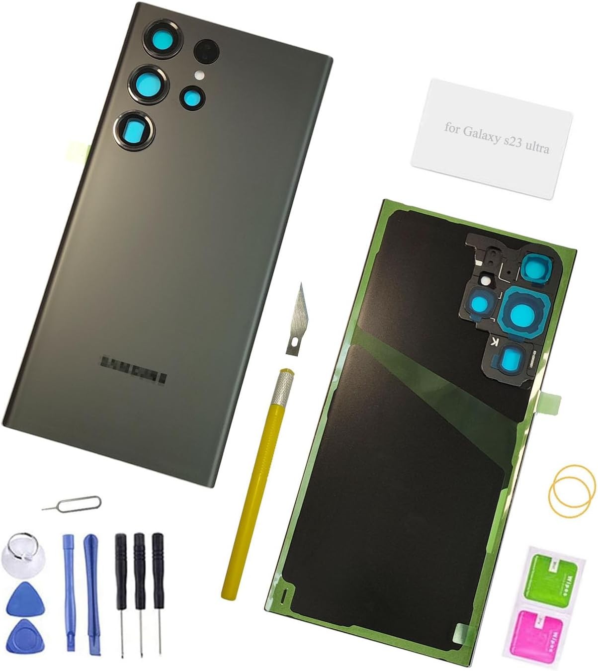 S23 Ultra S918u Rear Glass Replacement Cover Parts Back Housing Door