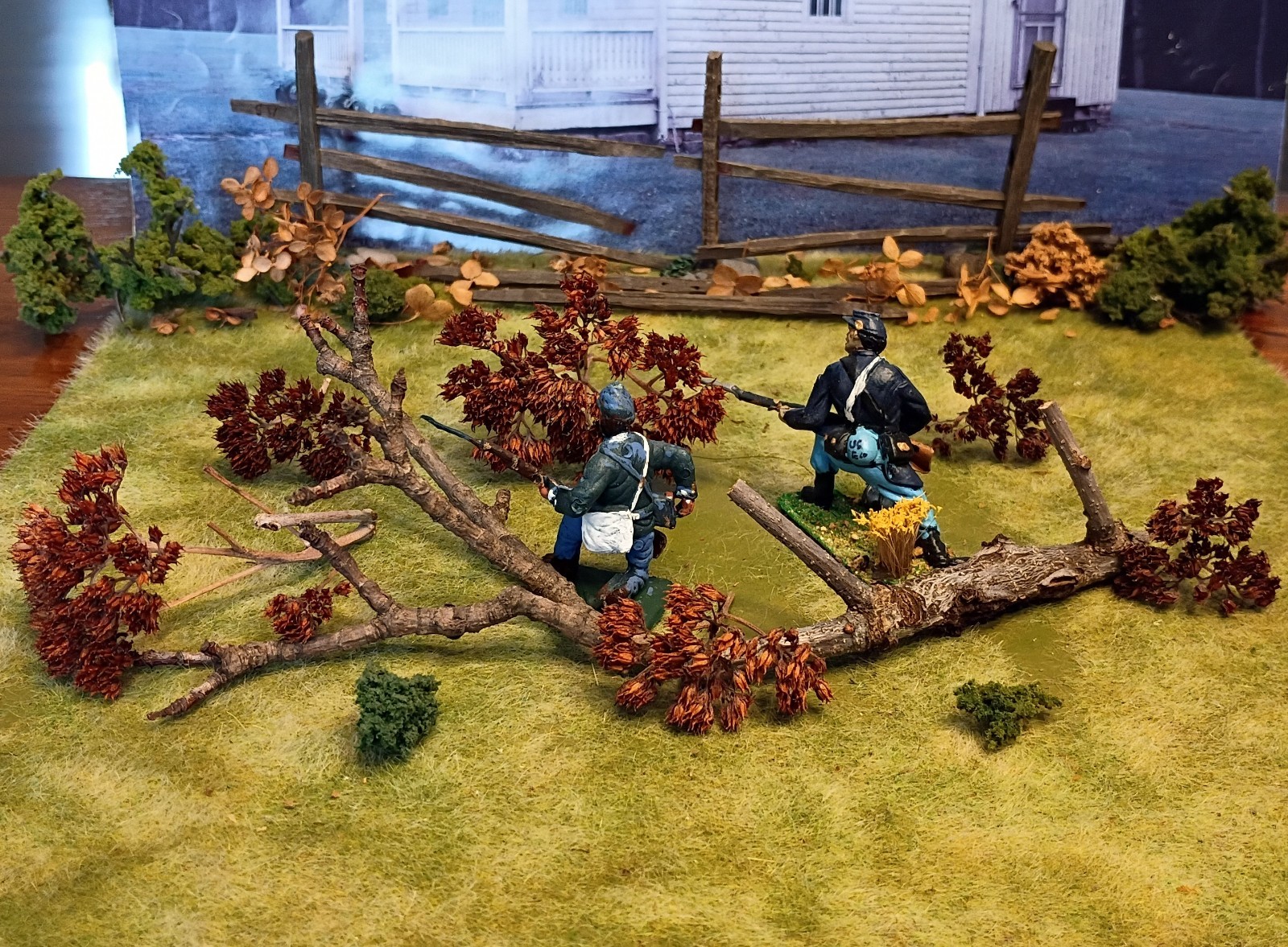 ACW Civil war Britains Hasty Works big logs Diorama 12pc set 56mm size fit Conte