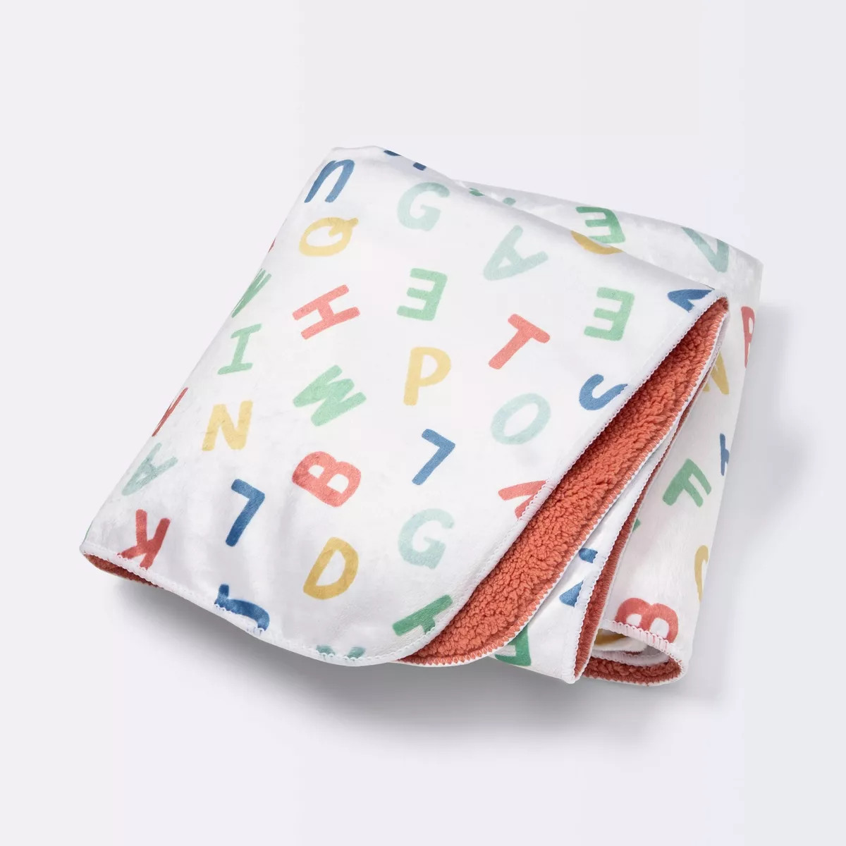 Velboa Blanket Alphabet - Cloud Island™ - Coral