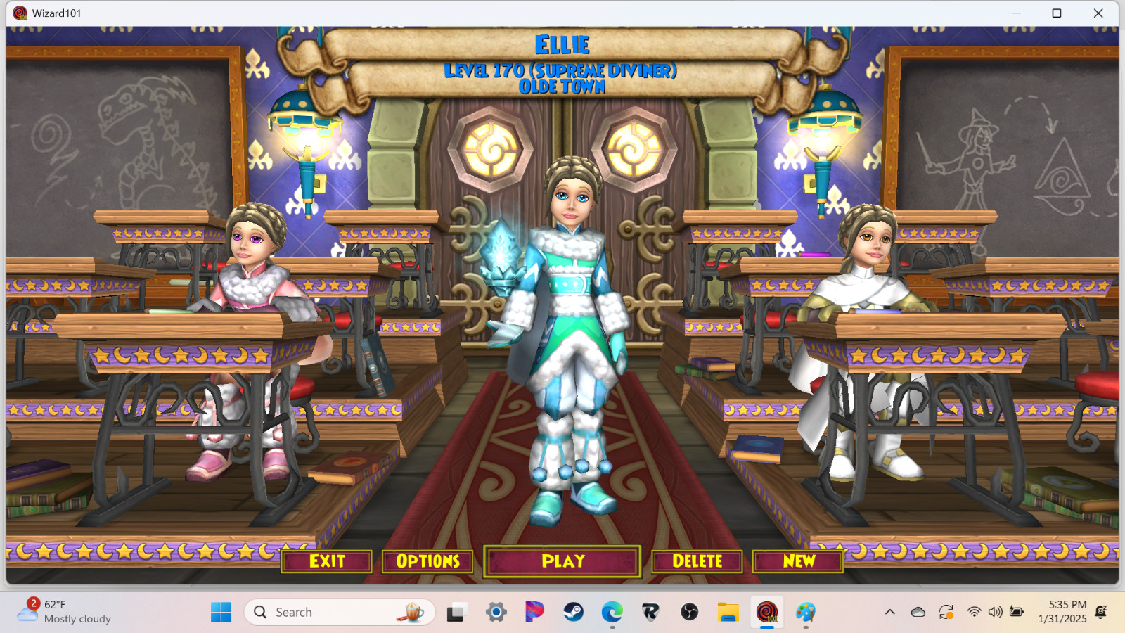 Wizard101 Lvl 170 Myth & lvl 170 Storm & Lvl 47 balance snap Born-Stoned