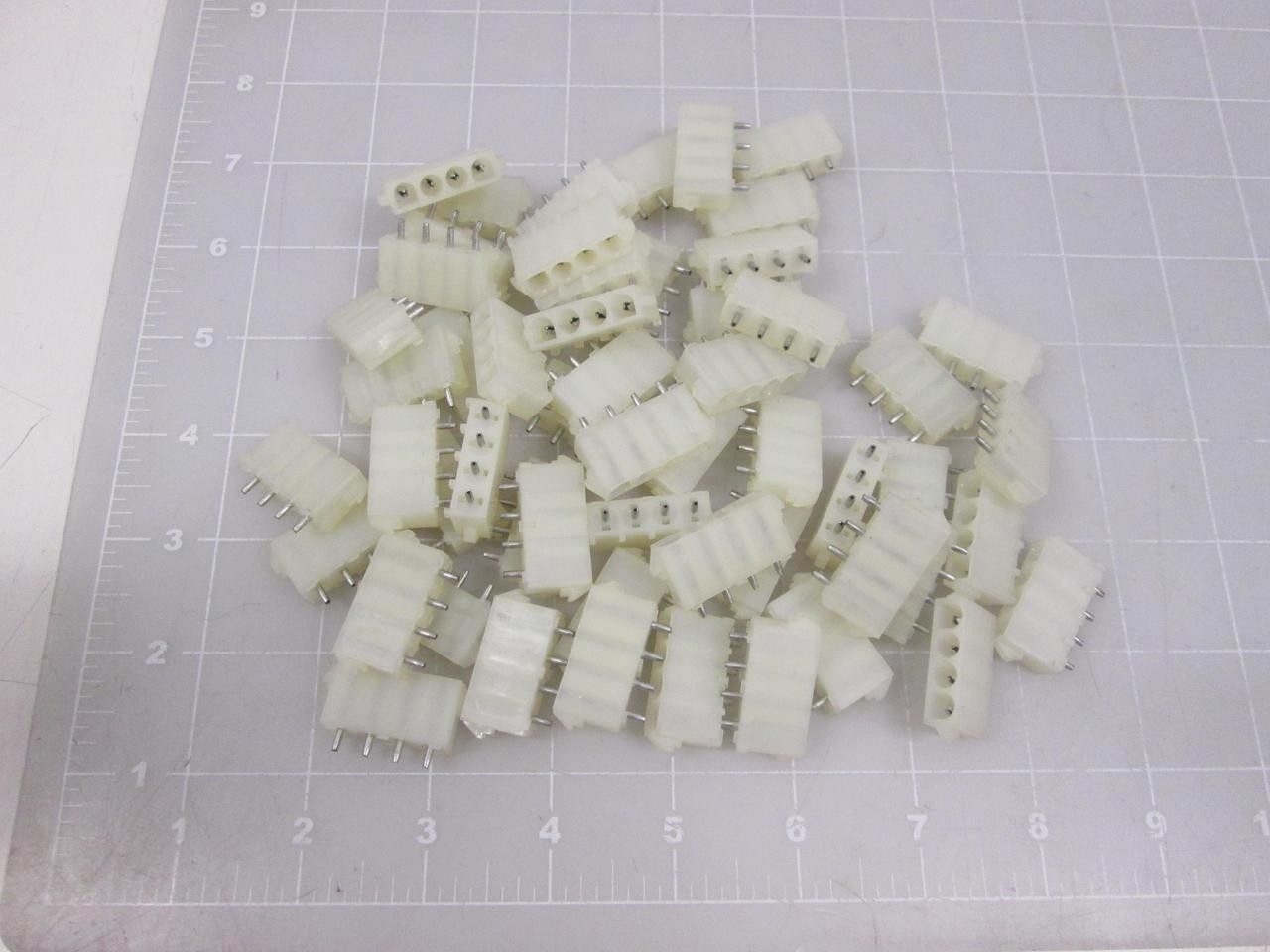 LOT OF 55 2738 PLASTIC PIN CONNECTORS T62379
