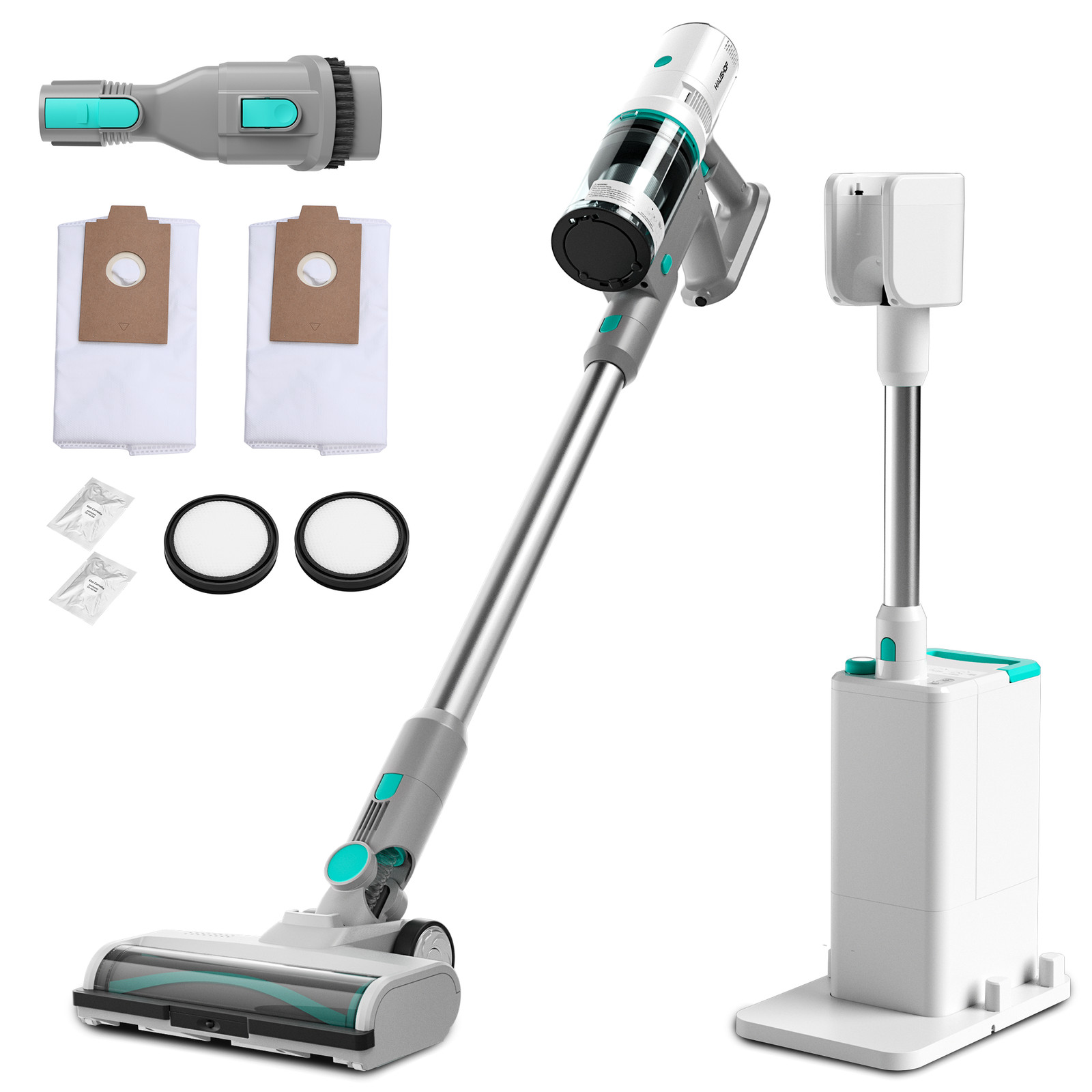 HAUSHOF Stick Vacuum for Pet Hair Hardwood Floor Carpets Cordless Vacuum Cleaner