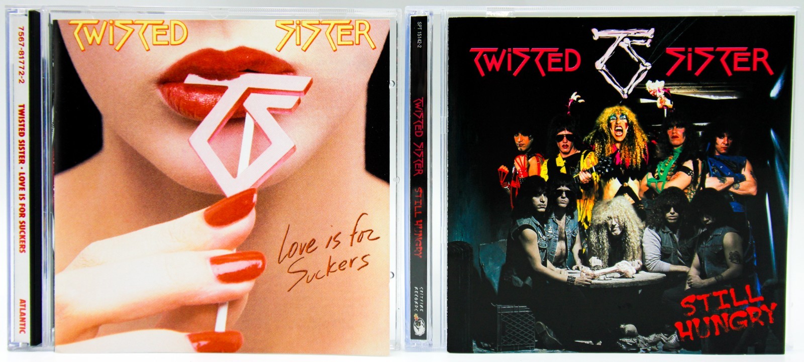 Twisted Sister   "Love Is For Suckers"  &  "Still Hungry"  -  Hard Rock  CD  Lot