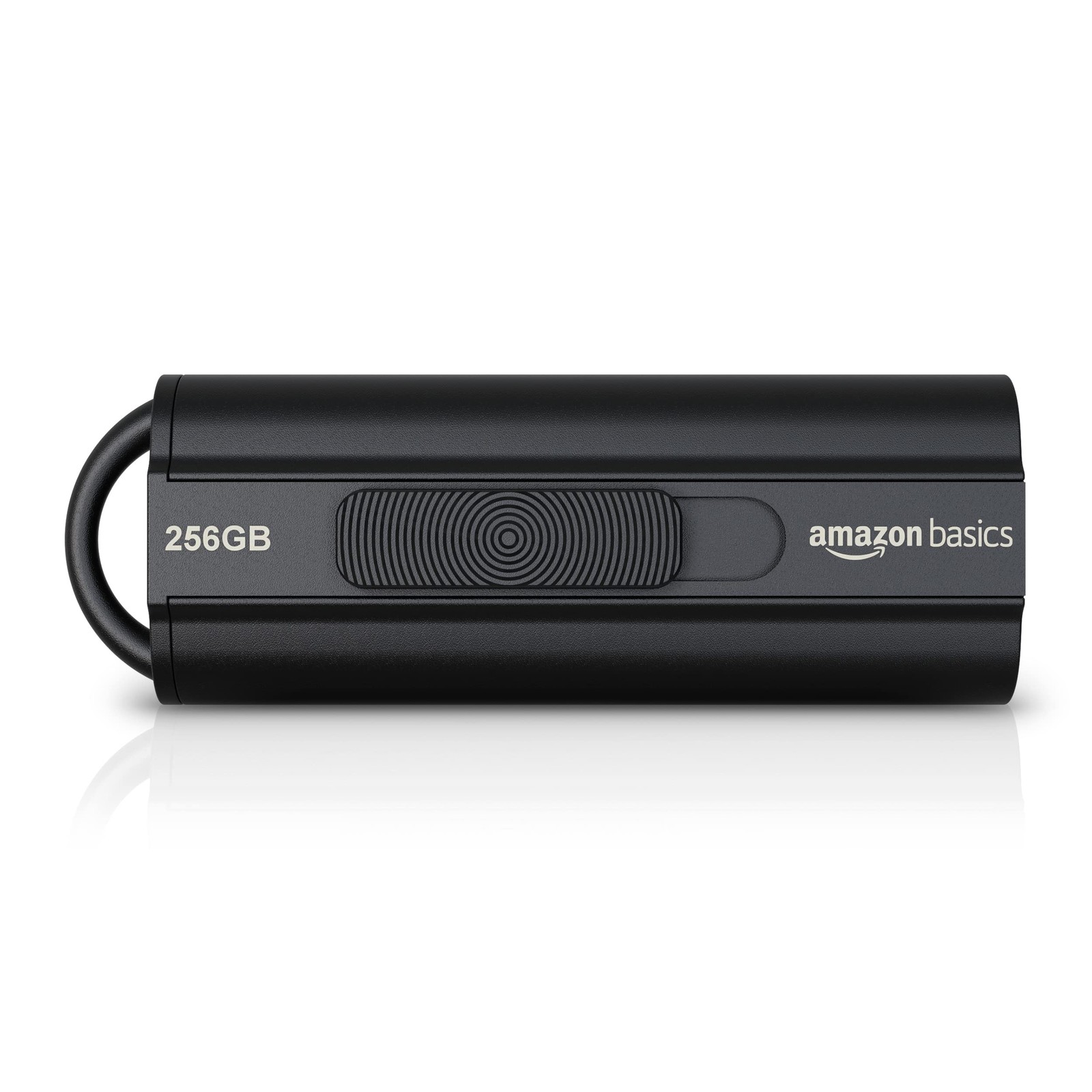 Amazon Basics USB 3.1 Flash Drive 256 GB 130MB/s Retractable Black