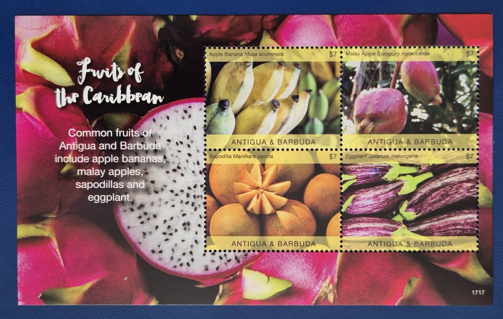 Antigua&Barbuda 2017 / Fauna - Fruits of the Caribbean / 4v ms*