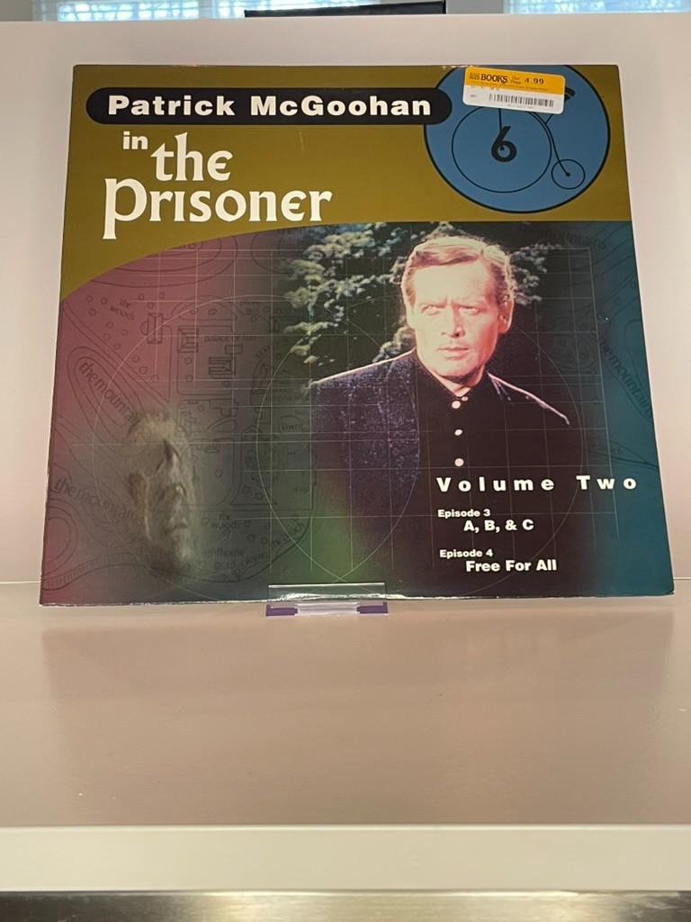 THE PRISONER VOLUME TWO: A, B, & C/FREE FOR ALL Laserdisc LD 2 RARE!
