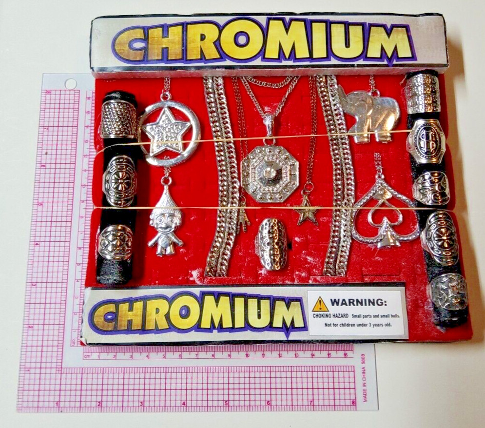 Vintage Vending Display Board Chromium 0333