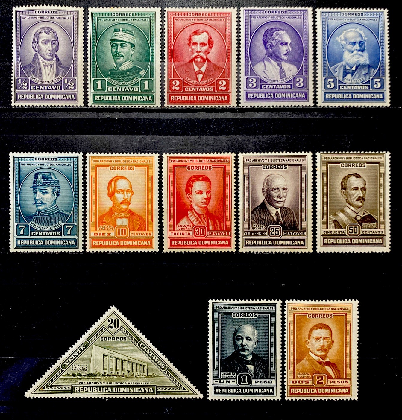 Dominican Republic 1936. SC# 310-322. Set of (13) MNH