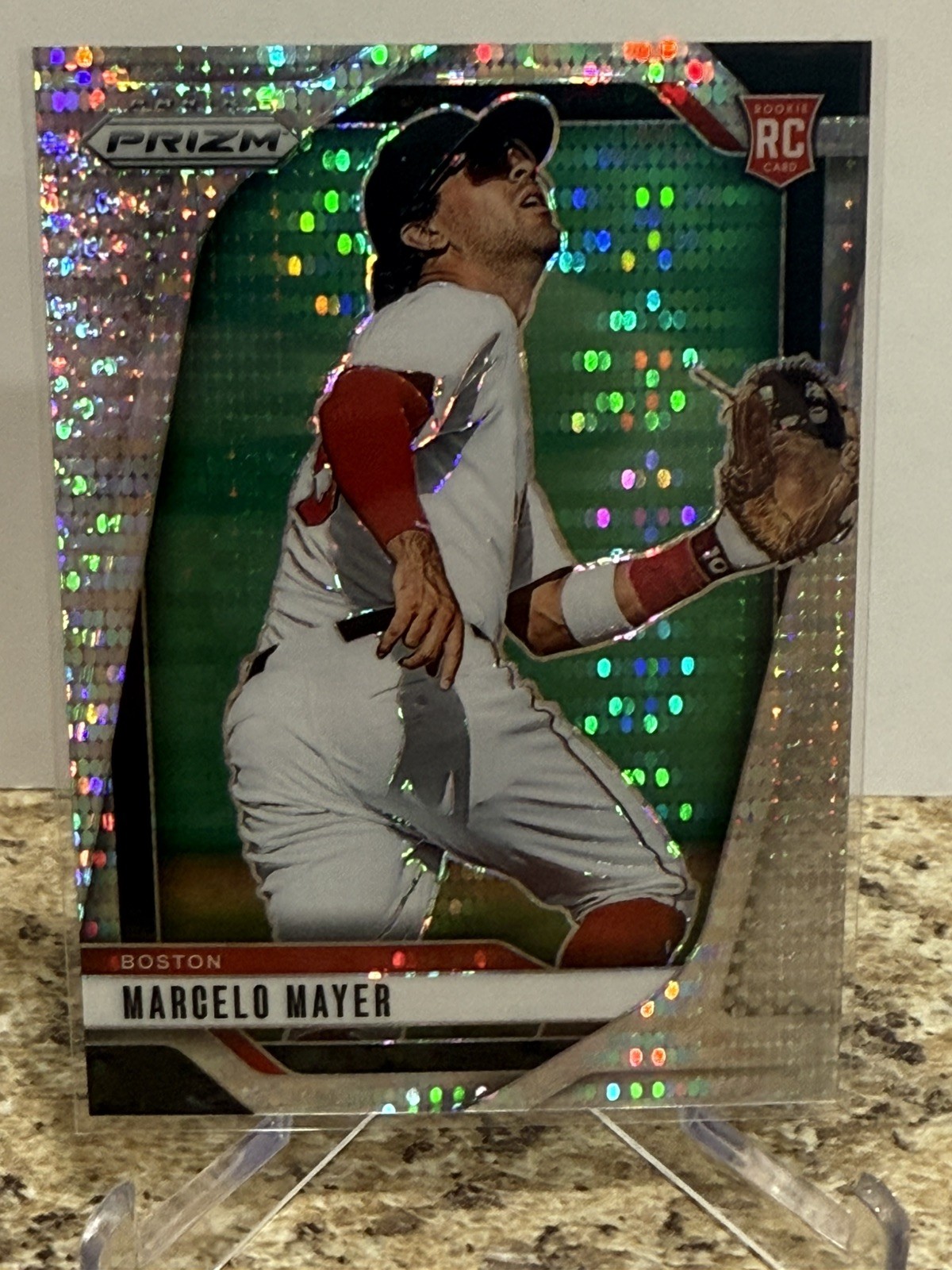2025 Panini Prizm - Marcelo Mayer  #245 Pulsar Prizm /499 (RC) - Red Sox