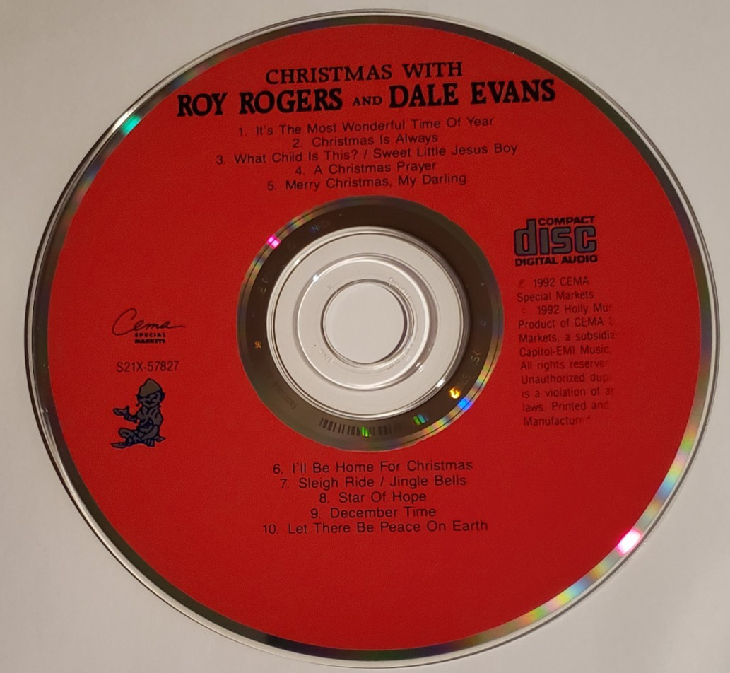 USED CD ONLY -Christmas with Roy Rogers and Dale Evans (1992)      ***33% off 2+