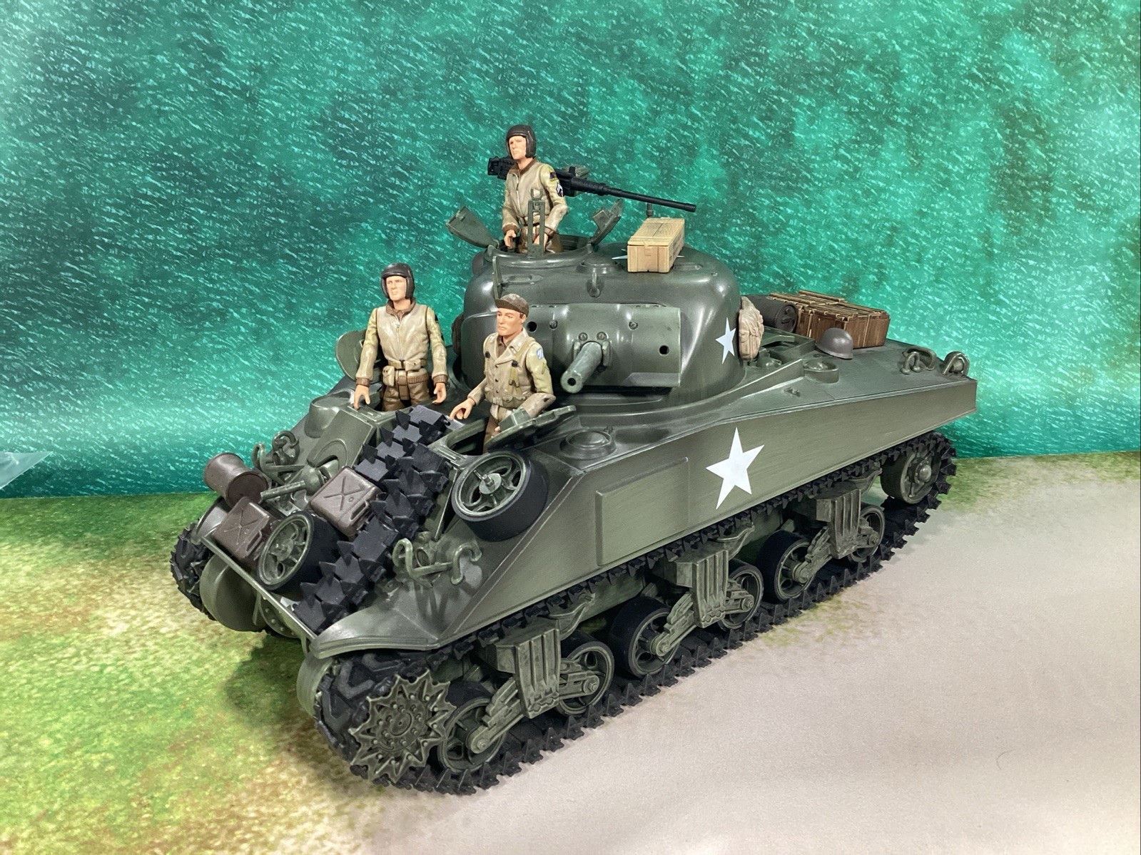 21st Century Ultimate Soldier USA Sherman & Crew (3) 1:18 PV332619