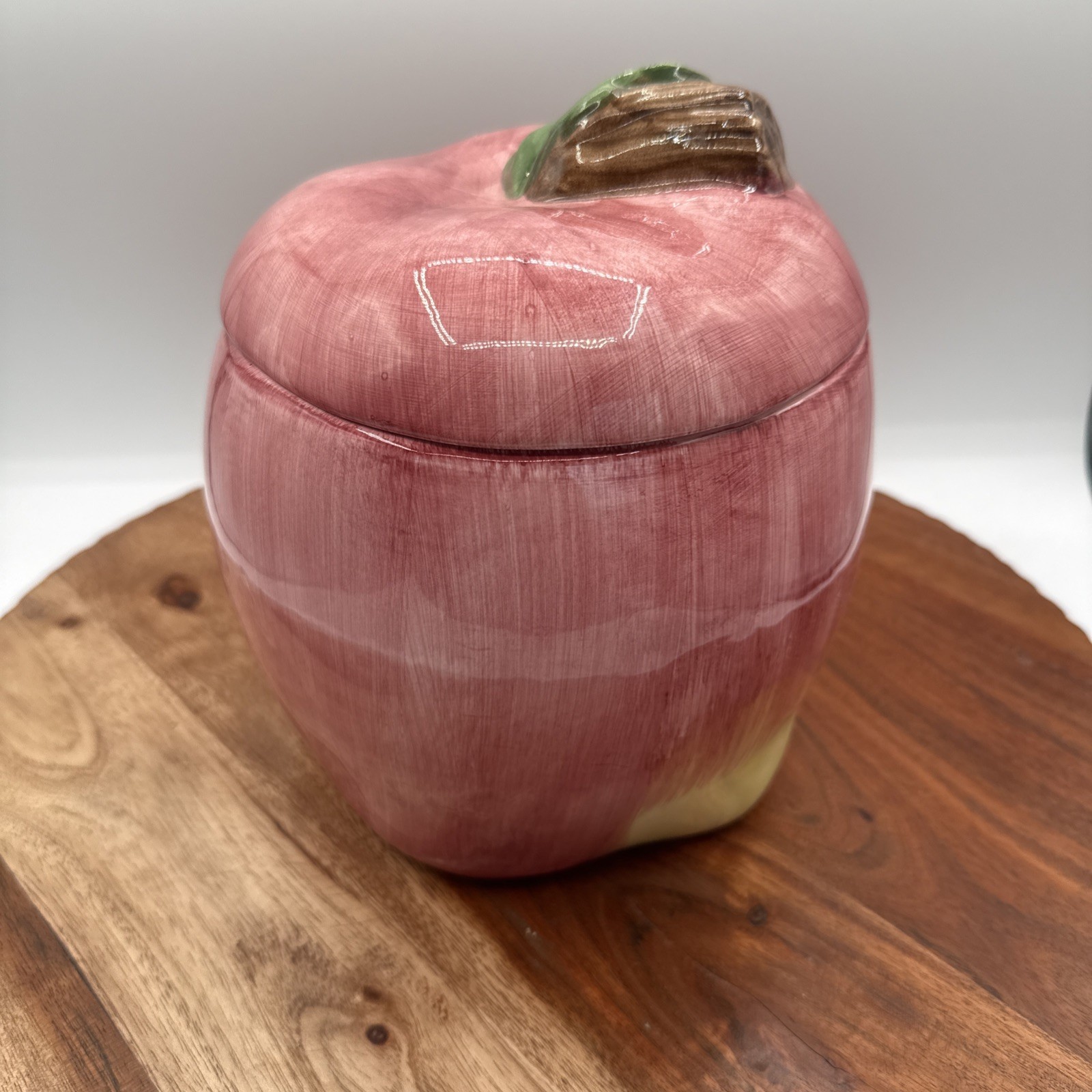 Vintage FWC Apple Cookie Jar Canister