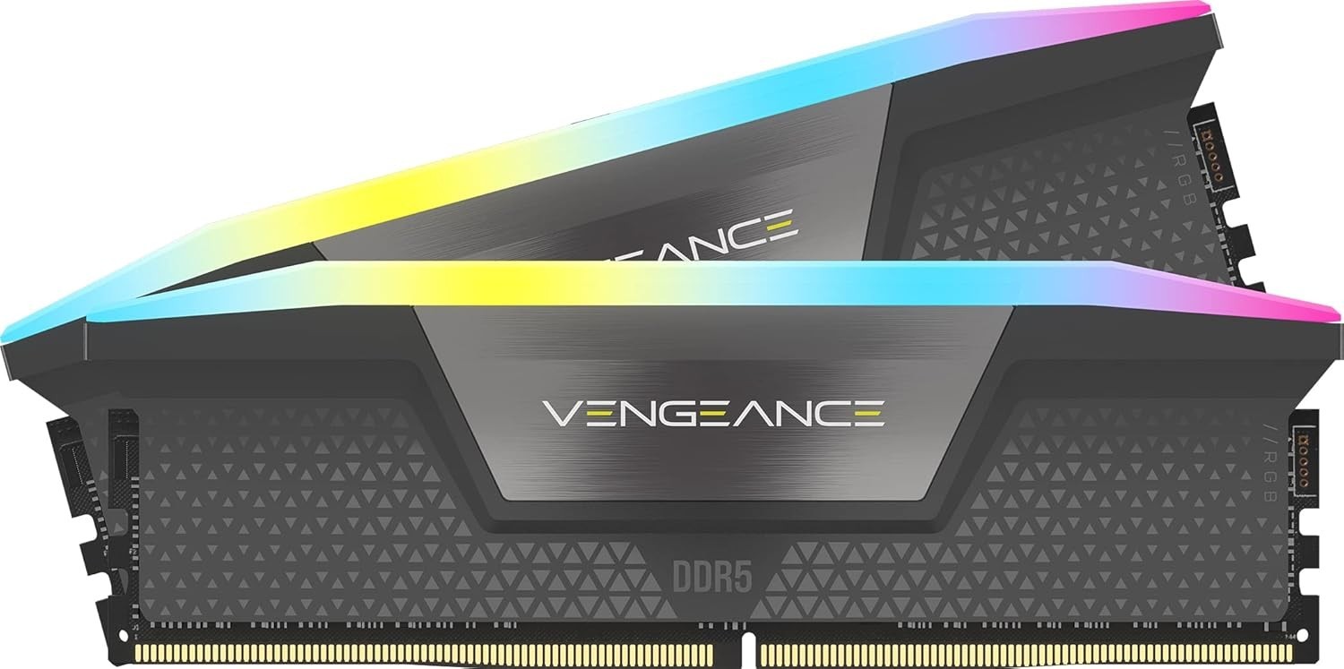 CORSAIR Vengeance RGB DDR5 96GB (2x48GB) DDR5 6000MHz CL30-36-36-76 1.40V AMD Ex