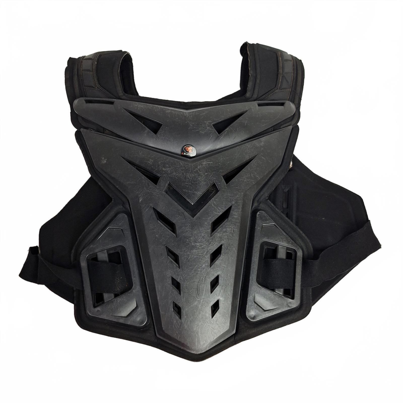 Ridbiker Adult Medium Black Chest Motorcycle ATV Protector