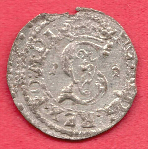 Lithuania Schilling 1618 Sigismund III Vasa Waza 2008