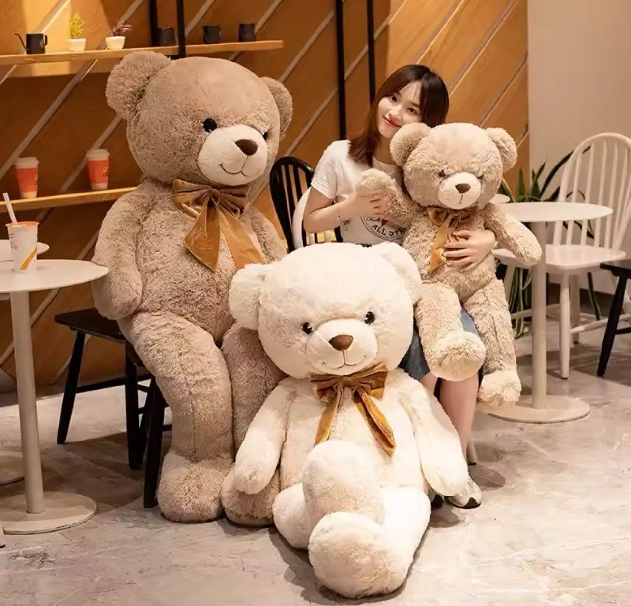 1pc High Quality Giant American Bear Plush Doll Soft Stuffed Animal Bear Plush