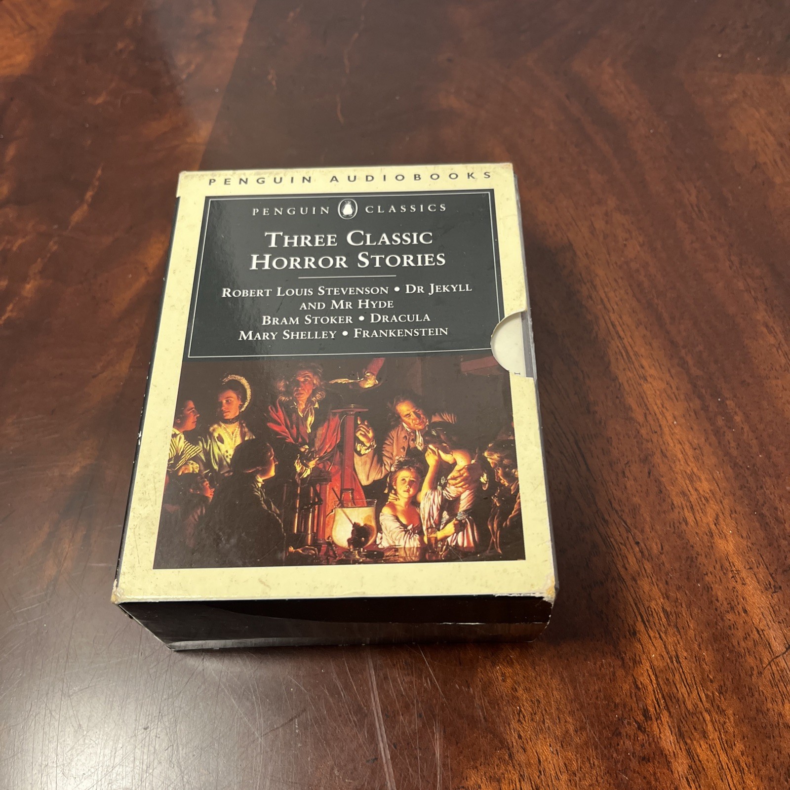 3 Classic Horror Stories 9 Cassettes NOS Dracula Jeckyll & Hyde Frankenstein 