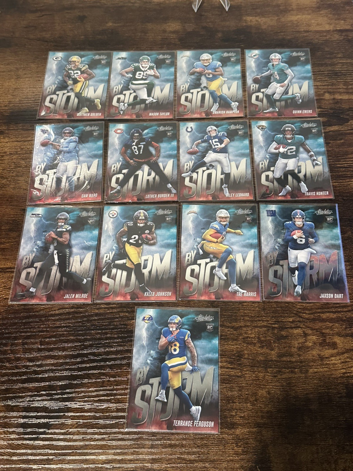 2025 Panini Absolute by Storm Lot Of 13 RC Cards