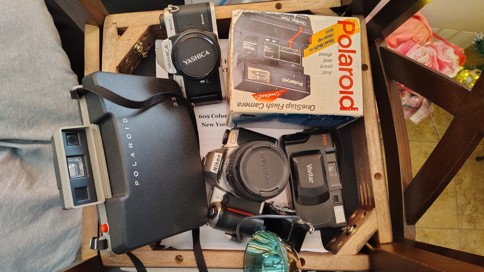 Camera Lot and Accessories Untested