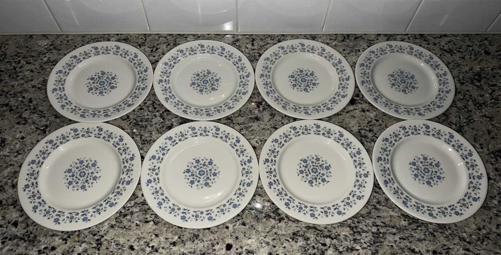Royal Doulton Galaxy 6.5” Bread and Butter Plates TC1038 - Set of 8