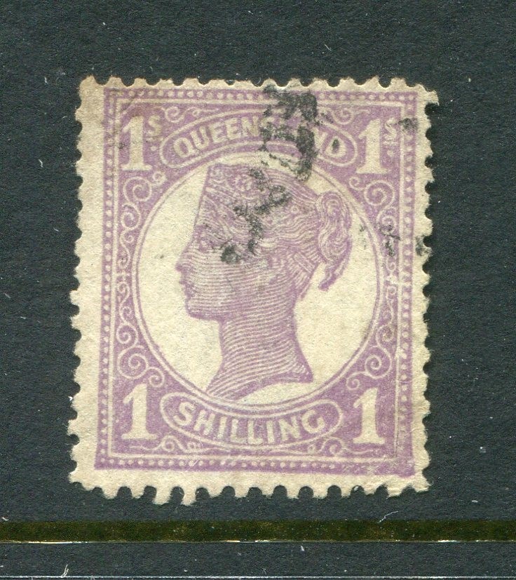 Queensland #121 Victoria 1 Sh. [Used] 
