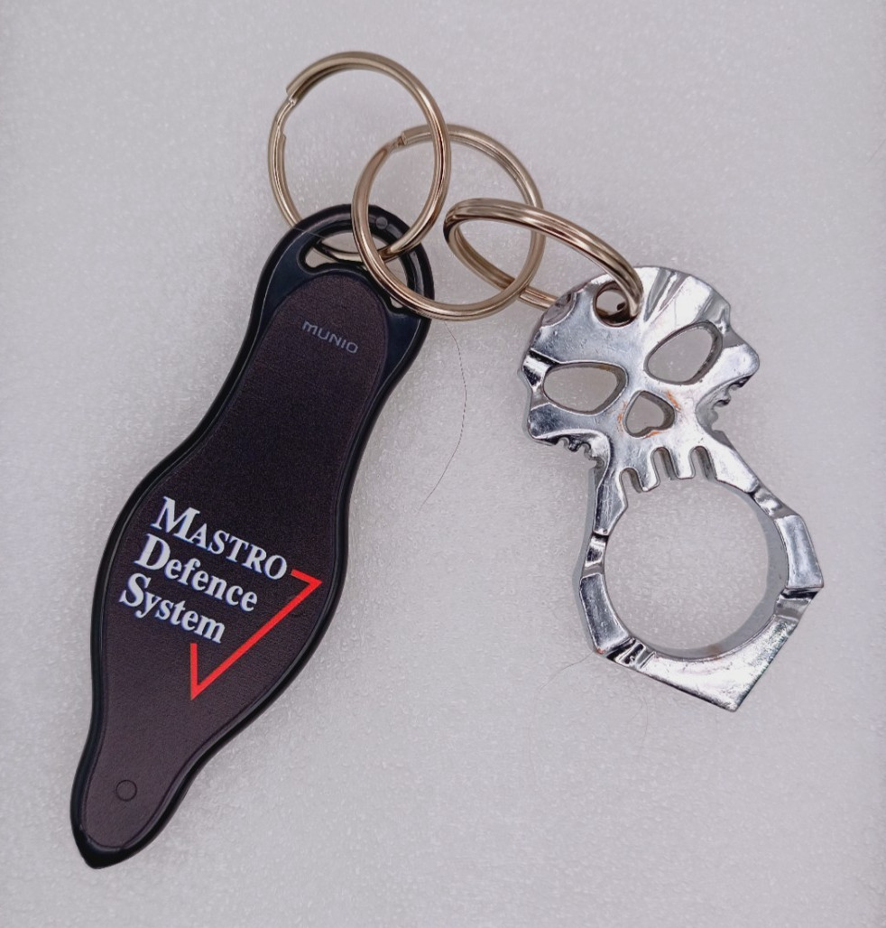 Skull Pendant w/ Munio Key Chain, MDS Logo