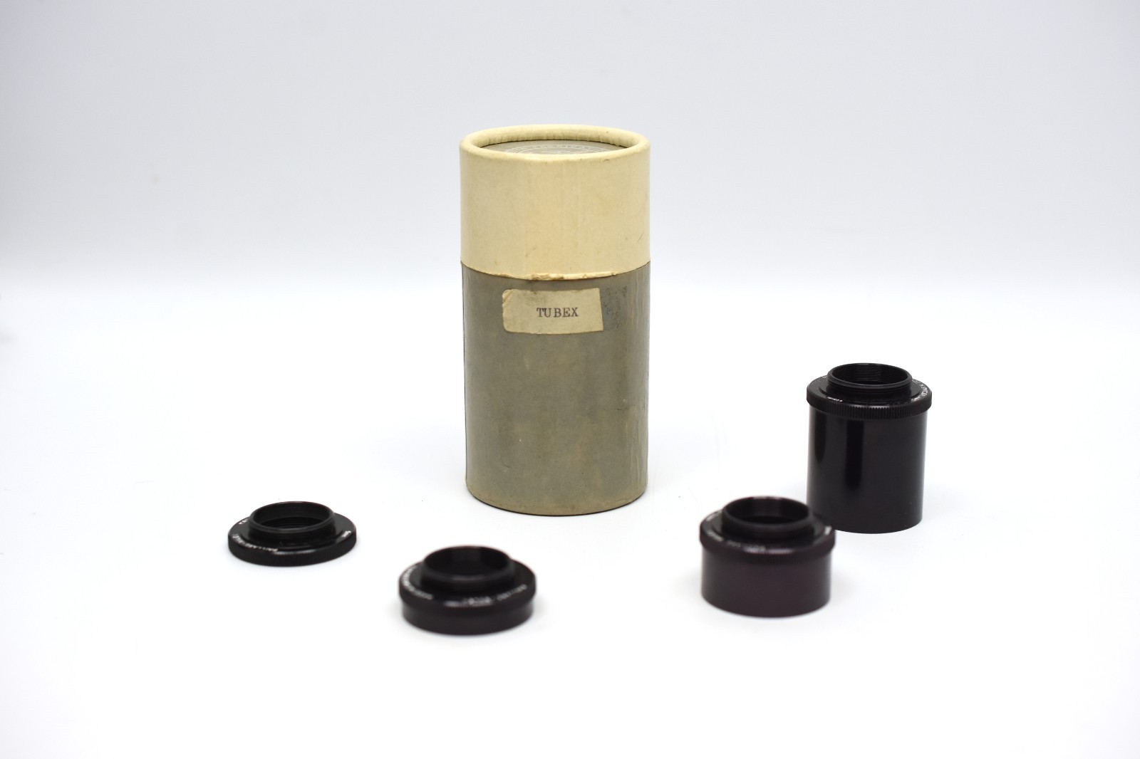 Bolex H16 reflex Tubex Macro Extension Tube Set (5mm, 10mm, 20mm, & 40mm)