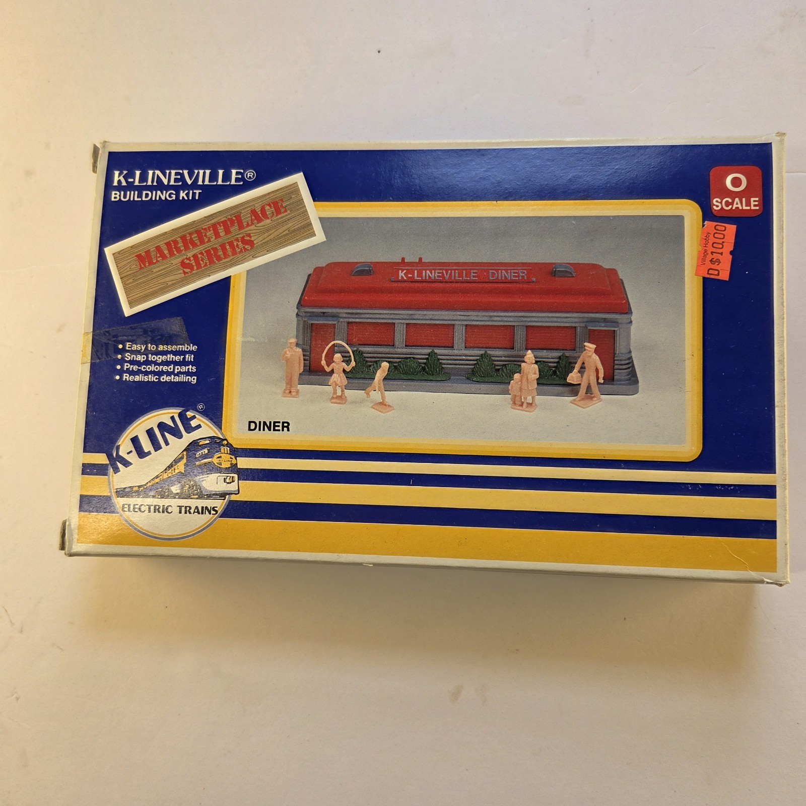 K-Lineville O Scale Diner With Figures In Open Box