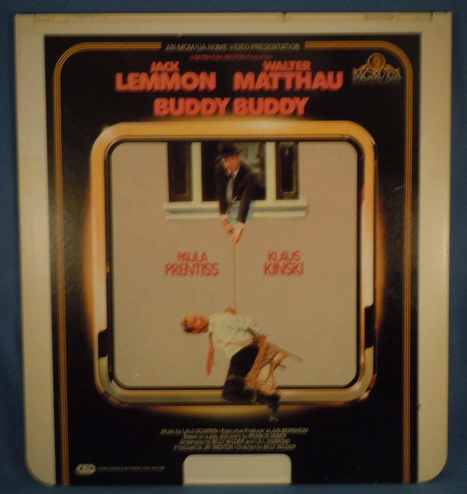RCA CED VIDEODISC! - BUDDY, BUDDY with Jack Lemmon & Walter Mathau