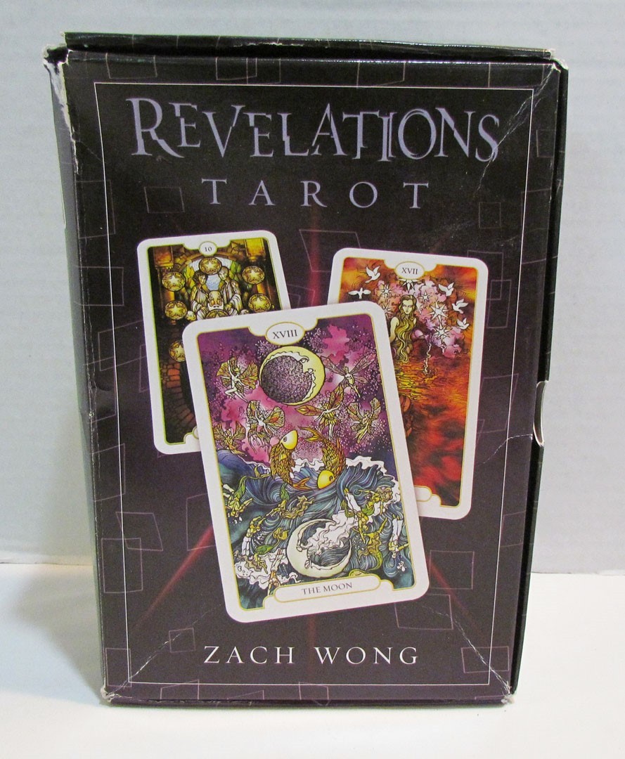REVELATIONS TAROT CARD DECK ZACH WONG LLEWELLYN WORLDWIDE 2005 COMPLETE W/ BOOK