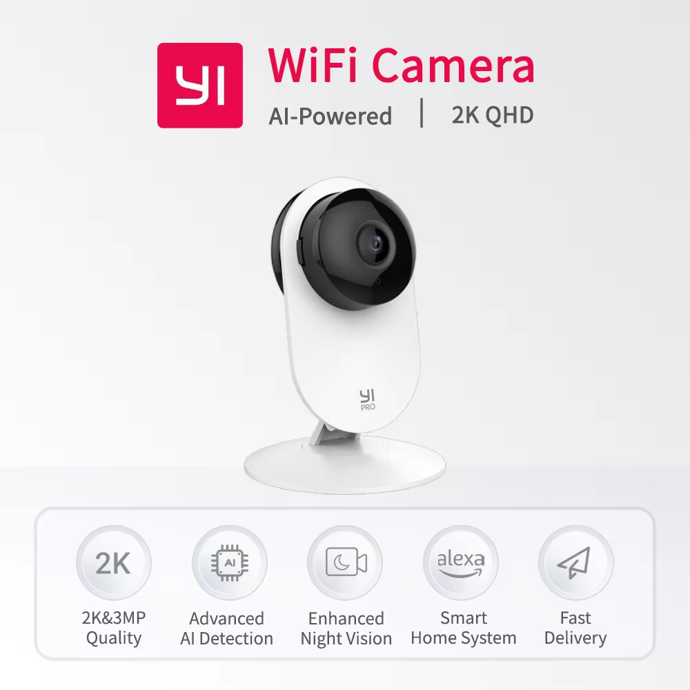 Pro 2K 3MP Wifi Home Camera Smart Video with Motion Detection Security Protectio