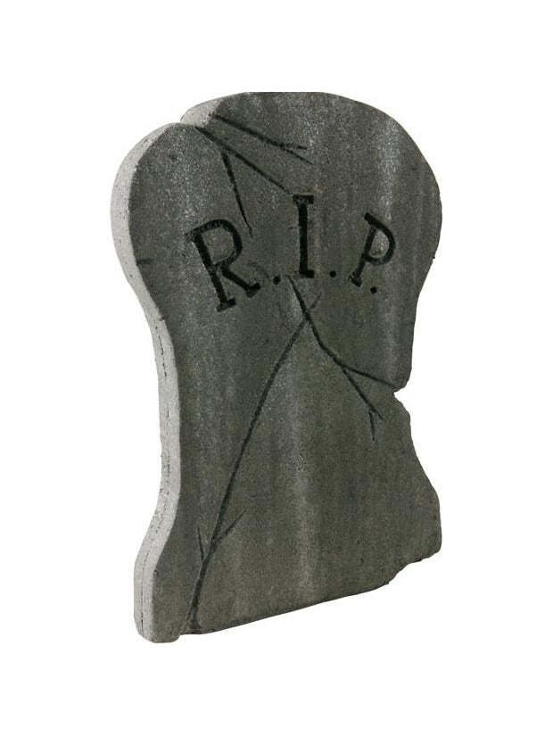Hourglass RIP Halloween Tombstone