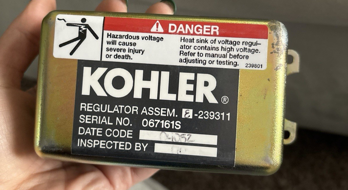 KOHLER E-23931 VOLTAGE REGULATOR AVR Generator 228602 60Hz Regulator OEM