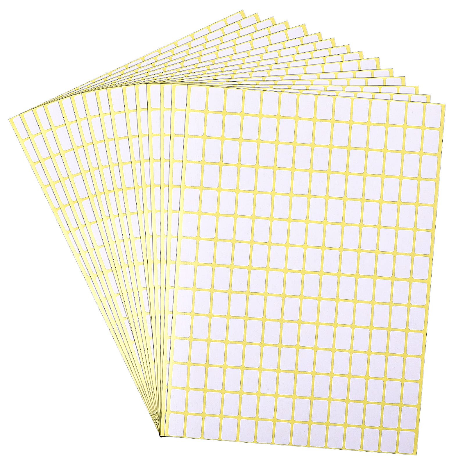2940 Pcs Matte Small White Labels Stickers Blank Small, 2940pcs 13x9mm 