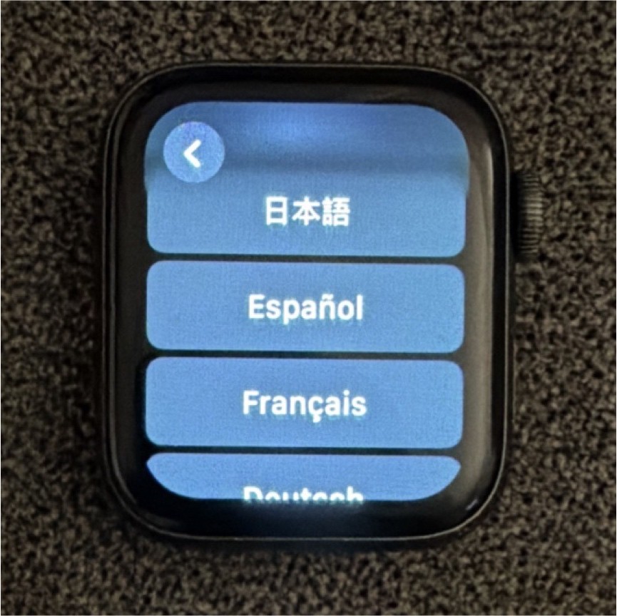 Apple 44mm Black Smartwatch Beige Fluoroelastomer Band Heart Rate Monitor