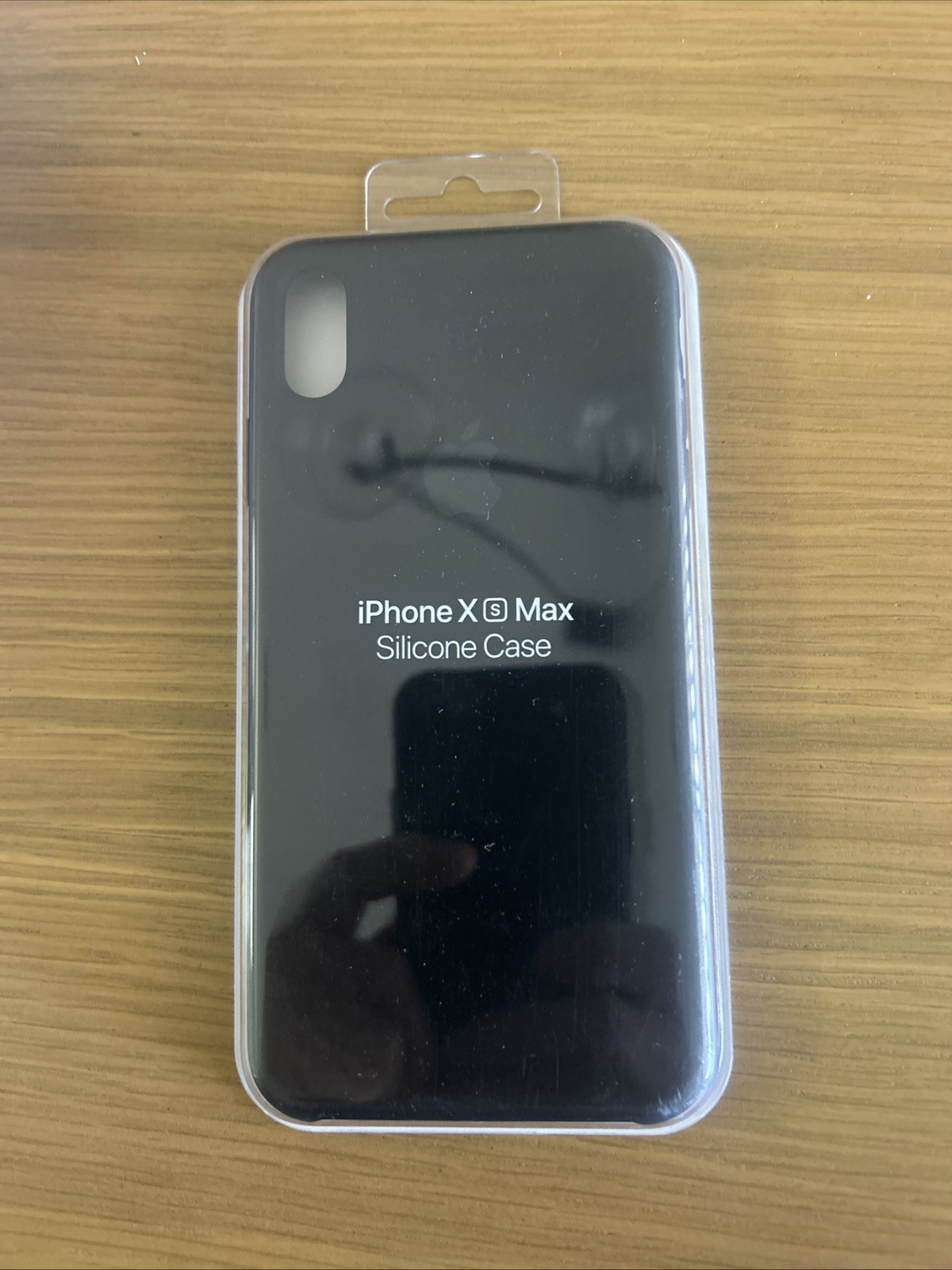 Genuine Original Apple Silicone Case For iPhone Xs Max - Black (MRWE2ZM/A)